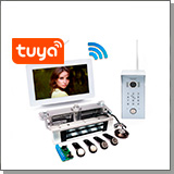 Комплект беспроводной домофон SkyNet 700-Tuya (1+0+400G)