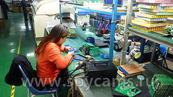 Цех сборки камер