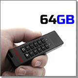 Защищенный USB-накопитель 64GB с клавиатурой и ПИН-кодом HTI PRO-1 64GB