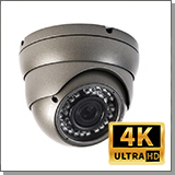 Купольная 4K (8MP) AHD (TVI, CVI) камера наблюдения KDM 14-A8