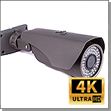Уличная 4K (8MP) AHD (TVI, CVI) камера наблюдения «KDM 227-V8»