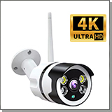 Уличная 4K (8Mp) Wi-Fi IP-камера - Link 403-ASW8-8GH с записью в высоком разрешении 4К и двухсторонней связью